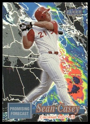 1998 Fleer Tradition #2 PF Sean Casey Promising Forecast