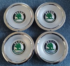 4 Nabenabdeckungen/Radkappen original Skoda Octavia