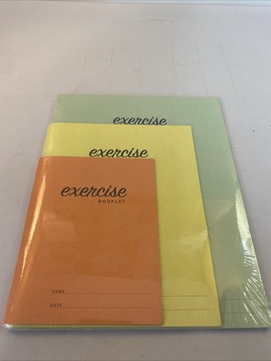 Exercise Booklets : 3 Booklets by Chronicle Chronicle Books (2003, Diary,...