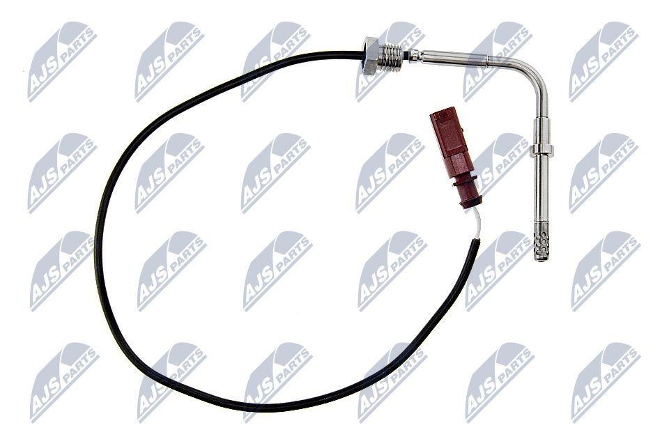 NTY Exhaust Gas Temperature Sensor EGT-WW-034 for Audi VW, 2-Pin, 390 mm