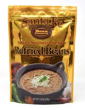 Santa Fe Southwestern Style Refried Beans Pack of 8 Dehydrated High Fiber Low...