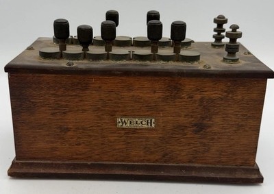 Antique Welch Chicago IL Decade Resistance box