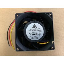 1PCS DELTA PFB0824EHE DC24V 8038 fan 8 cm large air volume inverter fan