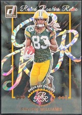 2025 Donruss Rated Rookies Retro Insert #7 Savion Williams Green Bay Packers 