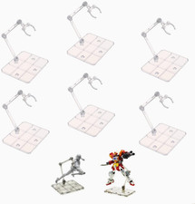 Figure Display Stand 6 Pack Clear Action Figure Holder for 6 to 8 in Models