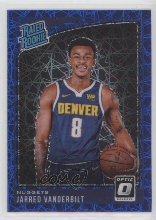 2018 Donruss Optic Rated Rookie Blue Velocity Prizm Jarred Vanderbilt #151 00jz