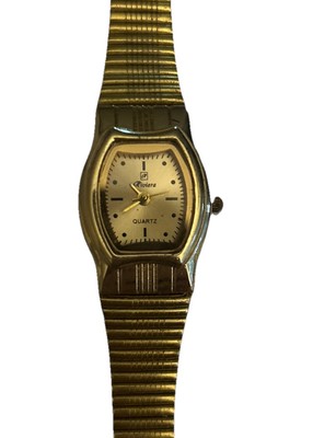 Riviera Women s 8  Goldtone Watch New Battery 