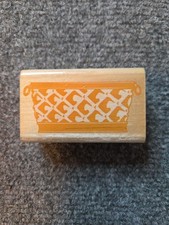 1990 Rubber Stampede brass basket Z367E rubber stamp