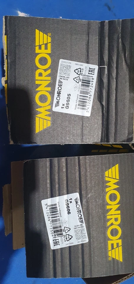 Amm 1 - Coppia Ammortizzatori Bmw I3s nuovi Monroe G9605 G9606 destro e sinistro - Imagen 4 de 4