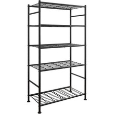 Storage Shelves 5 Tier Shelf Organizer Heavy Duty Garage Shelving Unit Metal