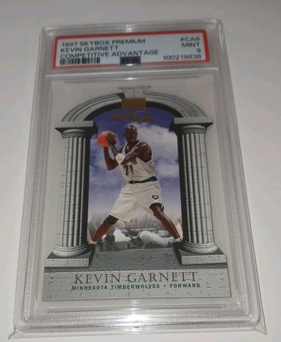 1997-98 Skybox Premium #CA8 Competitive Advantage Kevin Garnett Rare PSA9 POP16 - Picture 3 of 6