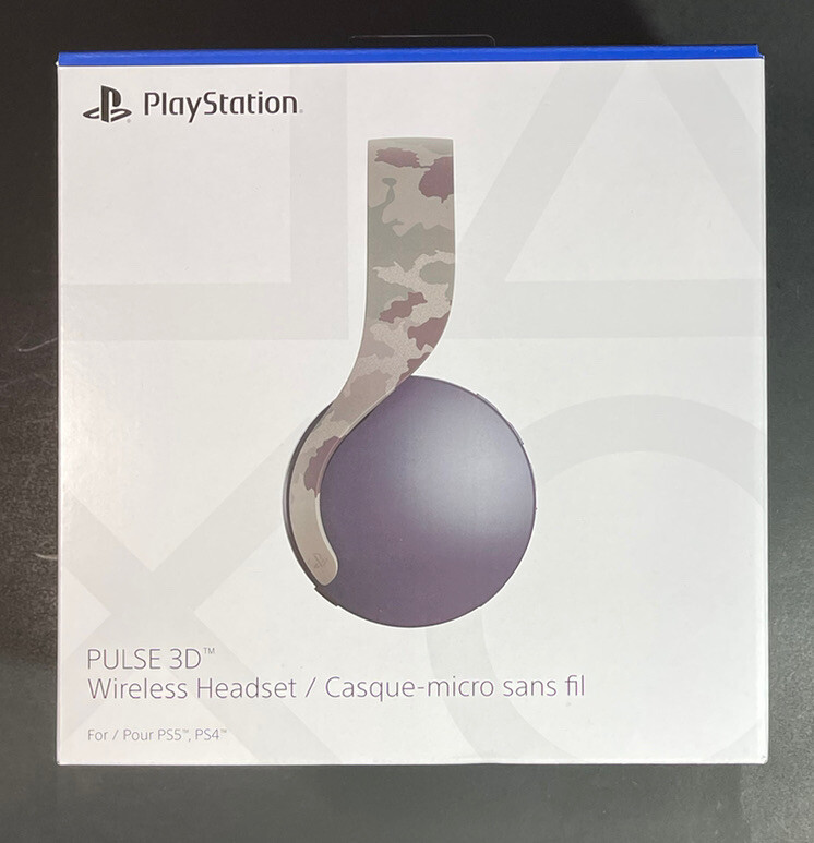 Official Sony Pulse 3D Wireless Headset for PS4 PS5 Gray