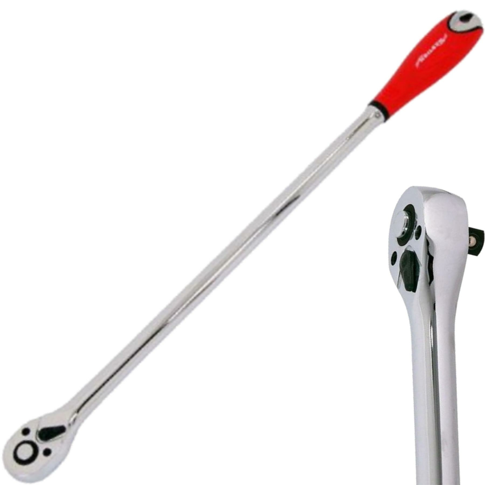 Neilsen Extra Long Reach Socket Ratchet Quick Release 72 Teeth 457mm 3/8""