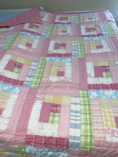 NEW Pottery Barn Kids Aloha Quilt + Sham TWIN REVERSIBLE - Picture 2 of 16