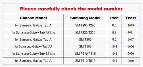 Kids Shockproof EVA Tablet Case for Samsung Galaxy Tab A7/S6 Lite 10.4" 2020 - Picture 2 of 49
