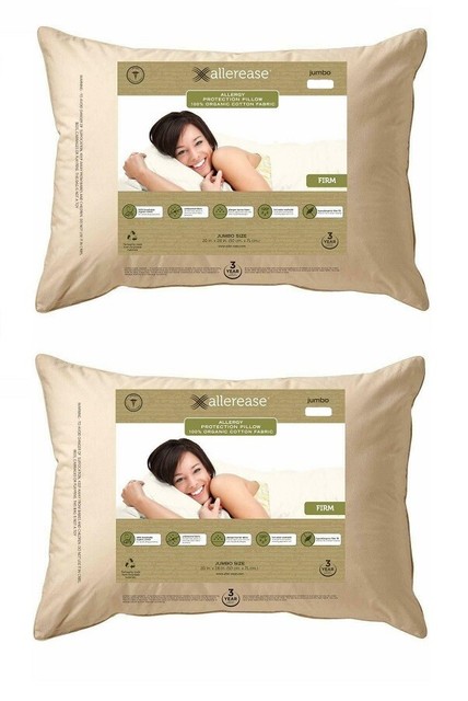 allerease organic cotton pillow