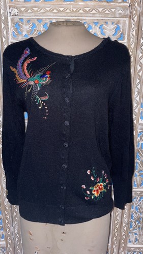 Asian Embroidered Cardigan-L-NOS | eBay