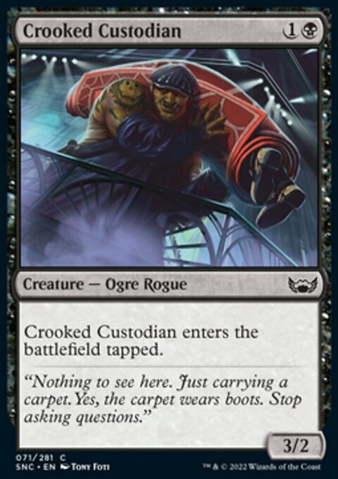 MTG Magic the Gathering Crooked Custodian (71/484) Streets of New