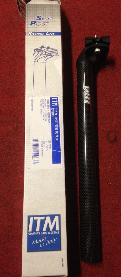 Tige de Selle Vélo ITM Effedue 27.2 Alluminio-Carbonio Vélo Carbone 350 - Photo 1/1