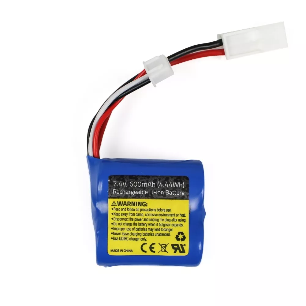 UDIRC 7.4V 600mAh Replacement Li ion Battery for UDI RC UDI001