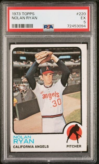 1973 Topps Nolan Ryan #220 PSA 5 EX Angels HOF - Newly Graded