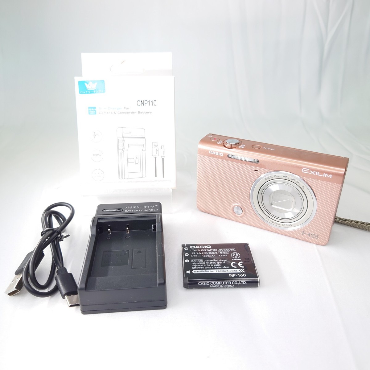 N.MINT] CASIO EXILIM HIGH SPEED EX-ZR50 Pink 16.1MP Digital
