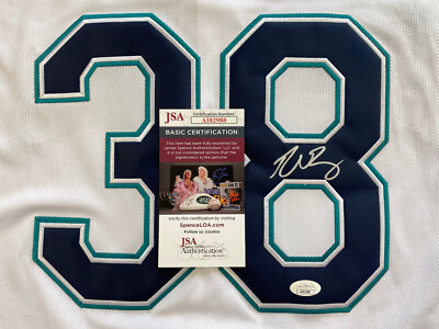 SEATTLE MARINERS- ROBBIE RAY AUTOGRAPH #38 WHITE NIKE JERSEY JSA