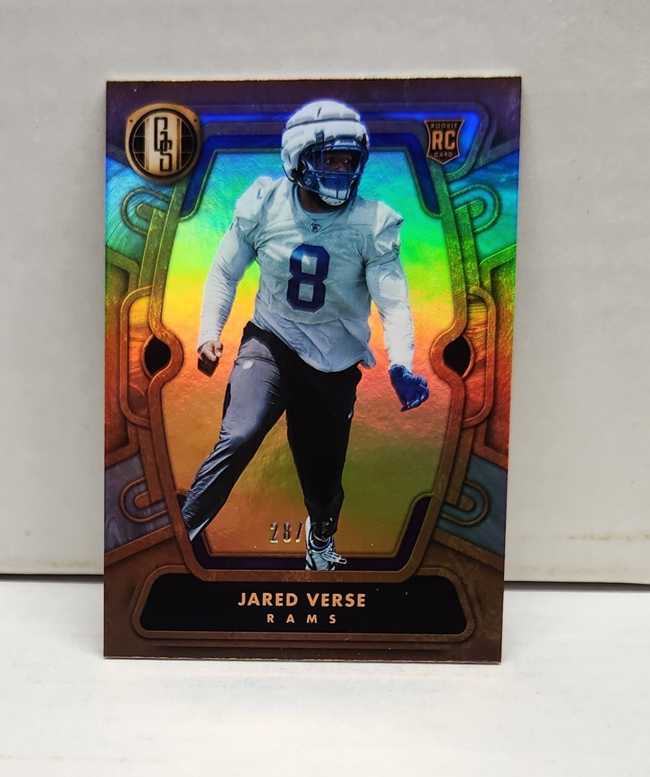 JARED VERSE 2024 Gold Standard PLATINUM ~ Rams ROOKIE #'d /75
