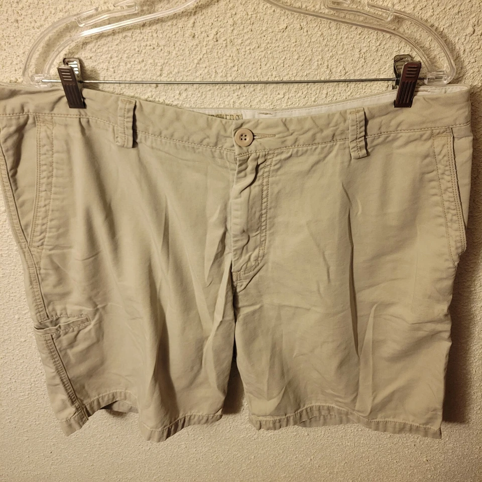 Pantalones Cortos Dockers De Colección Para Hombre Caquis Talla W38 Años 90 Lino Mezcla Algodón Plisado Foto 2 de 4