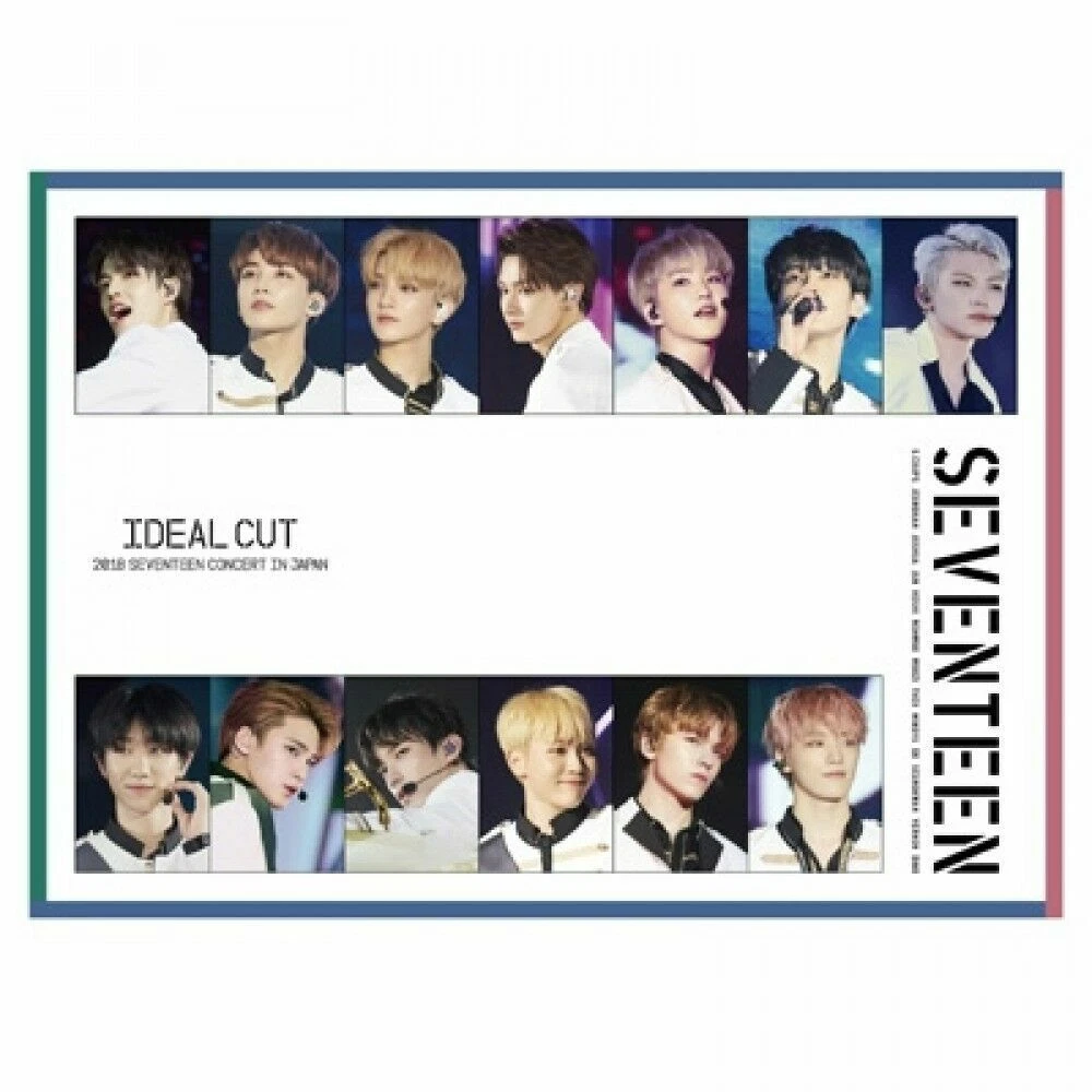 used 2018 SEVENTEEN CONCERT 'IDEAL CUT' IN JAPAN 2 DVD Photo Book Card Japan