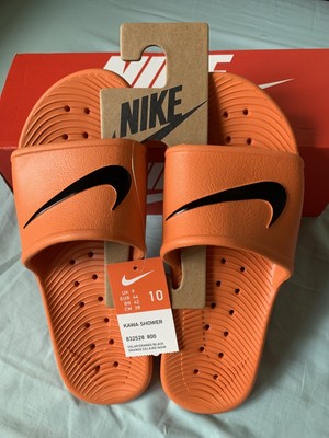 nike kawa shower orange