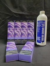 L'Oreal Creme Gray Cover 9.1 Light Ash Blonde 1.74oz(6 Pack) & 16oz 20 Vol Oreor