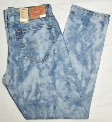 Levi S Jeans Men S Size 36x32 511 Slim Fit Stretch Denim Bass Clouds Wash Q484 Ebay