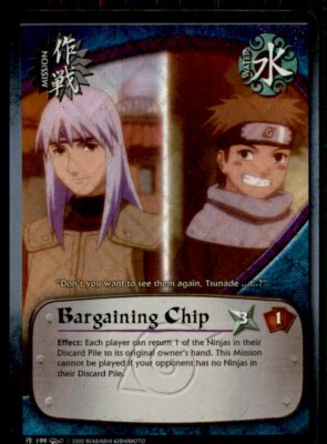 Naruto CCG Bargaining Chip #199 PH Near Mint
