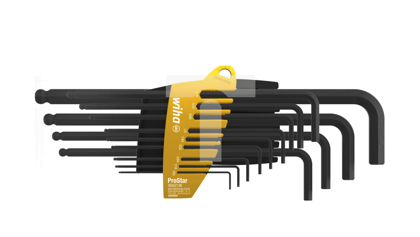 Set of L-key wrenches in the ProStar holder, inch, 13 pcs. 24189 /T2UK
