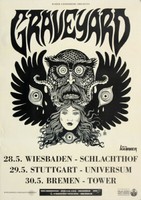 Graveyard - Endless Nights , Wiesbaden 2012 | Konzertplakat | Poster