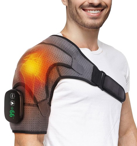 Shoulder Heating Pad Cordless Heated Shoulder Wrap Massager Shoulder Pain Relife - Picture 13 of 13