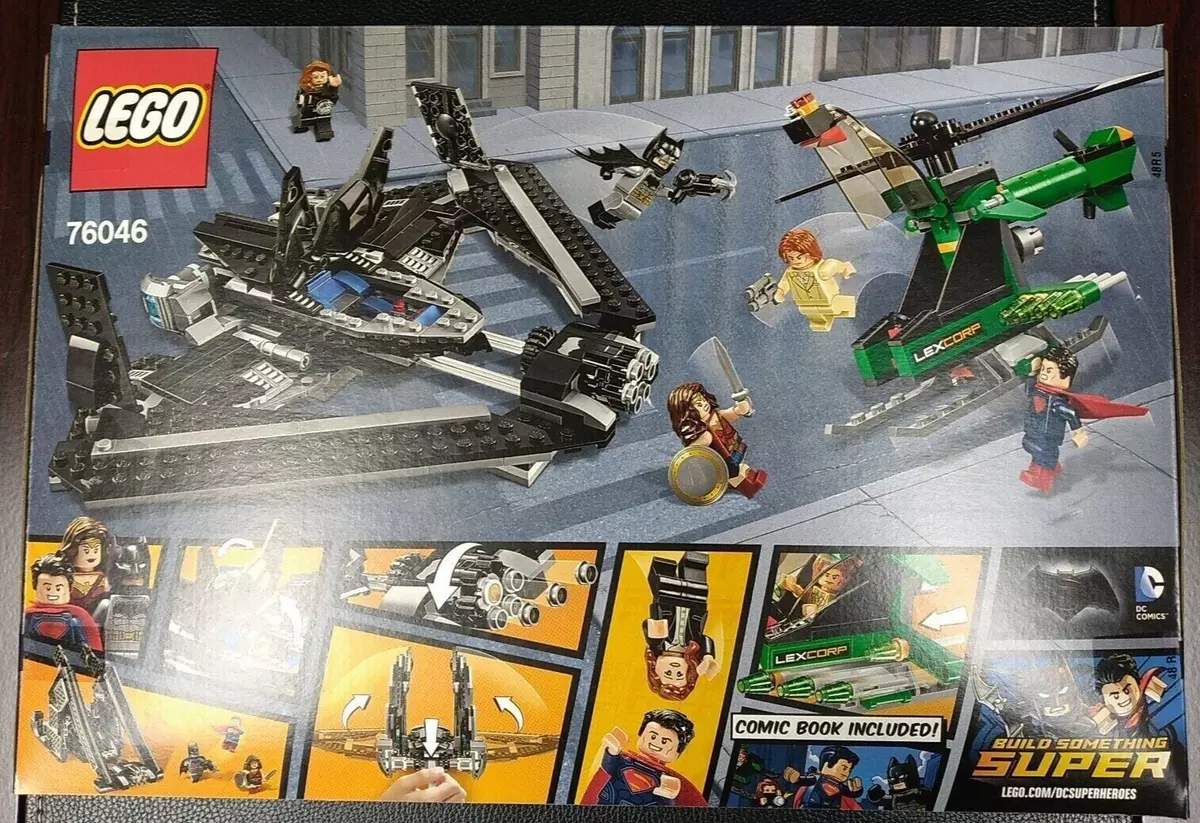 Lego 76046 Super Heroes Batman v Superman Heroes of Justice, Sky High Battle