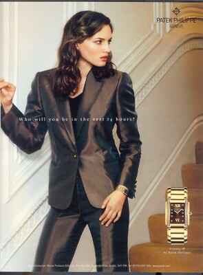 PATEK PHILIPPE Schweizer Uhren. Werbung Großbritannien 2001. Kostenloser UK-Versand