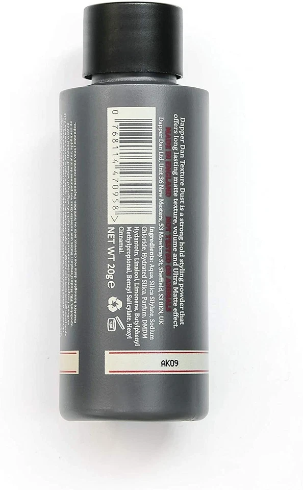 Dapper Dan Firm Hold Texture Dust Hair Styling Product For Men 20g - Image 2 of 4
