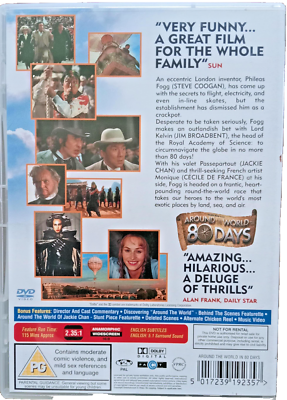 Around the World in 80 Days (2004) DVD Jackie Chan, Steve Coogan