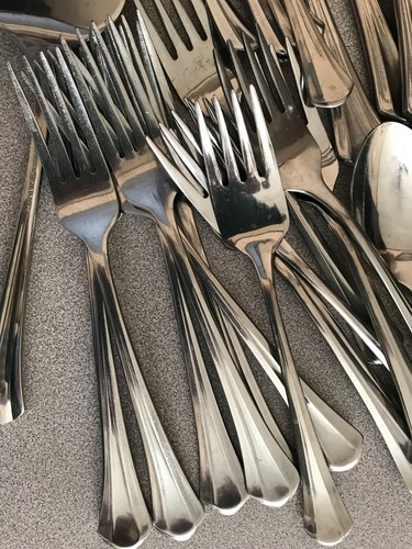 57 pc Imperial International Stainless Flatware Set Korea IMI11 - Picture 2 of 9