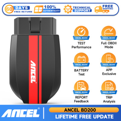  2024 ANCEL BD200 Profi KFZ OBD2 Diagnosegerät Auto Scanner Fehlerauslesegerät
