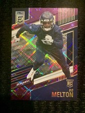 2022 Donruss Elite Football Bo Melton SP RC /99 Purple Parallel #178 ~ Seahawks