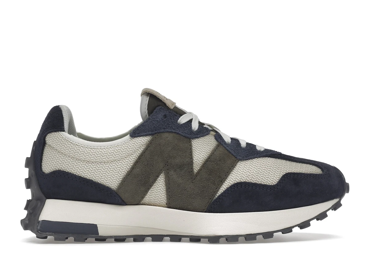 NEW BALANCE CLASSIC 327 MENS SHOES SIZE 10.5 NAVY WHITE New Balance 327 Marine - Fast delivery | Spartoo Europe  main image 3