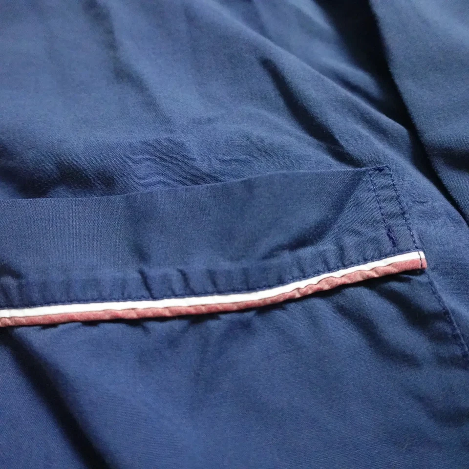 Christian Dior Pijama Camisa para Dormir Top Para Hombre XL Azul 3 Bolsillos Botón Delantero Foto 3 de 4