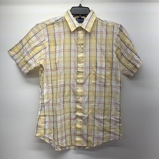 Vintage Washington Dee Cee Dan River Loop Collar Shirt Size Medium