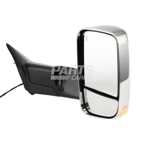 New Right Power Towing Mirror Manual Folding Chrome For 2009-10 Dodge Ram 1500