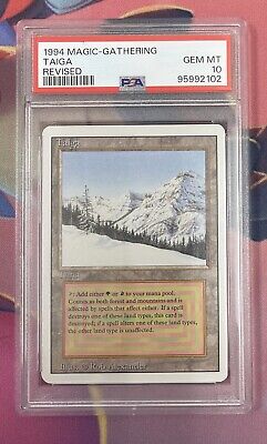 MTG Taiga Revised 1994 PSA 10 Gem Mint Magic Dual Land | eBay MTG Taiga Revised 1994 PSA 10 Gem Mint Magic Dual Land | eBay