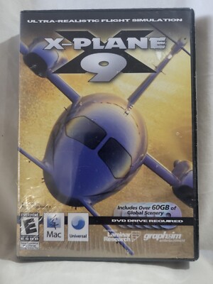 X-Plane 9 (PC Game) Ultra Realistic Flight Simulation DVD Drive Required NEW 